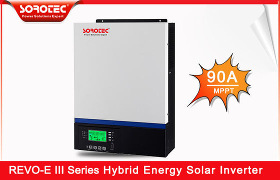 3-5.5KW REVO E PLUS نطاق إدخال PV عريض 120-450 VDC تشغيل / إيقاف تشغيل الشبكة الشمسية الهجين الطاقة العاكس